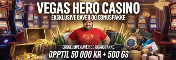 Vegas Hero Casino-bonuser i Norge